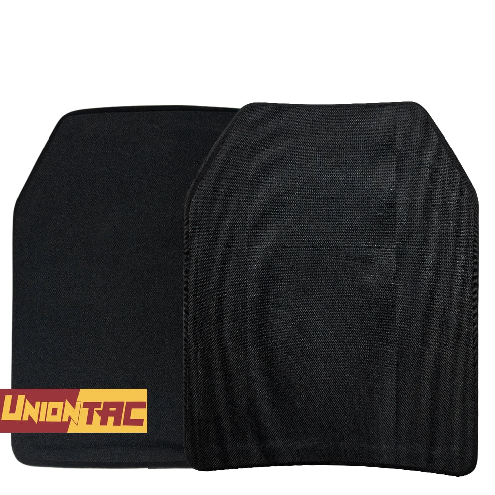 UNIONTAC TESTED IN USA  with video 2pcs Tactical Chest UMHWPE Hard Plates Lightweight Protection  500g each one