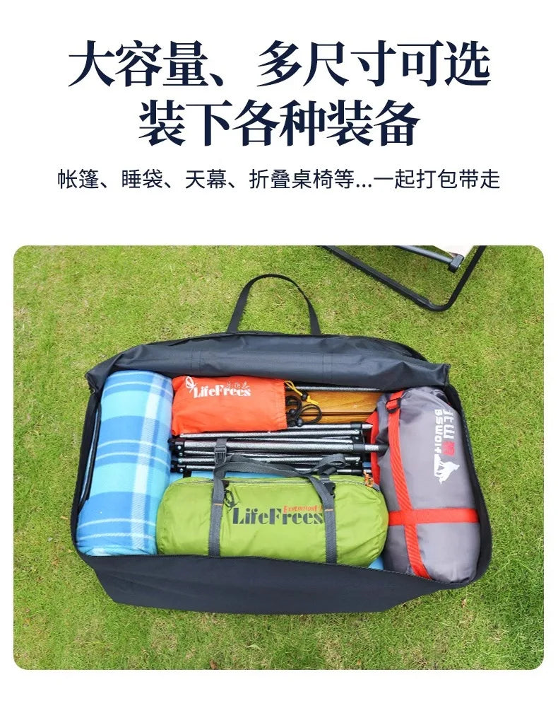 Large Capacity Waterproof Oxford Cloth Camping Storage Bag for Outdoor Gear Tent Table and Chair Transport Duffle Bag