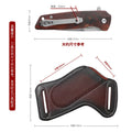 Multi-Functional Tool Tactical Storage Pouch - Outer Layer Of Cowhide Wallet - Folding Knife Storage Sleeve