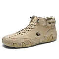Fashion Men Shoes Brand Men's Boots Breathable Leather Men Ankle Boots Handmade Motorcycle Boots Outdoor Men's Sneakers