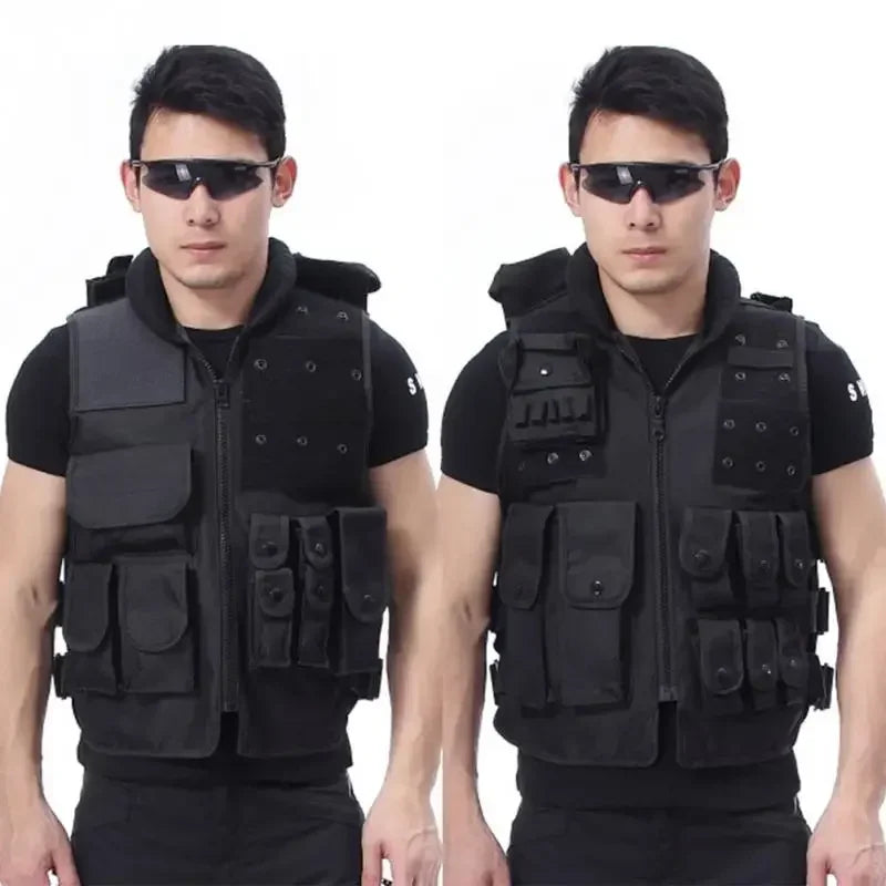 Hunting  Tactical Vest Unisex Black  Vest High Quality CS Paintball Molle Protective Hiking Vest  Equipment