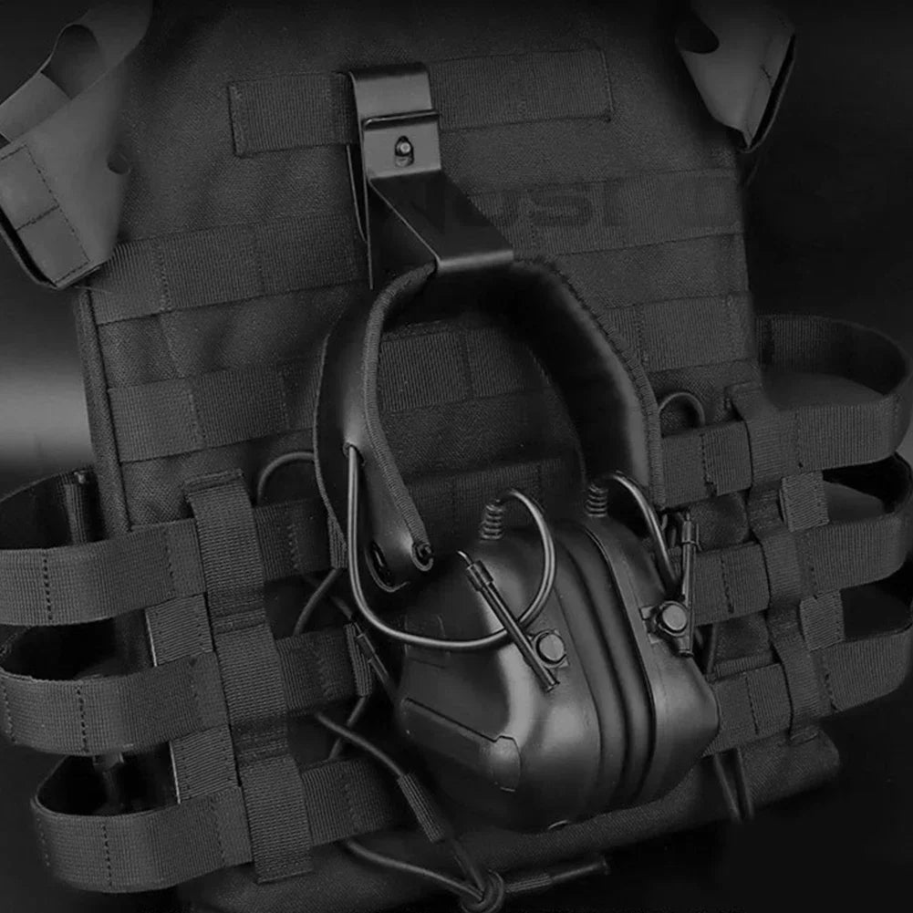 Tactical Headset Hang Buckle Hook Molle Quick Release Clip For Belt Girdle Waist Hunting Shooting Accessories