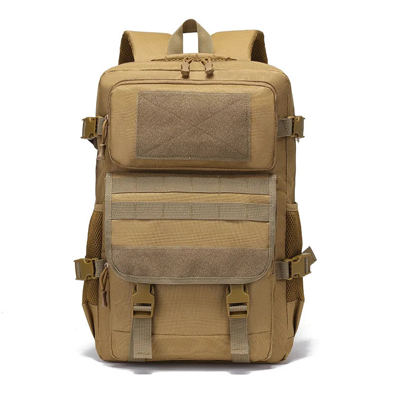 35L Camo Tactical Hiking Backpack Wear Resistant Multi Compartment For Cycling Camping Outdoor Waterproof Trekking