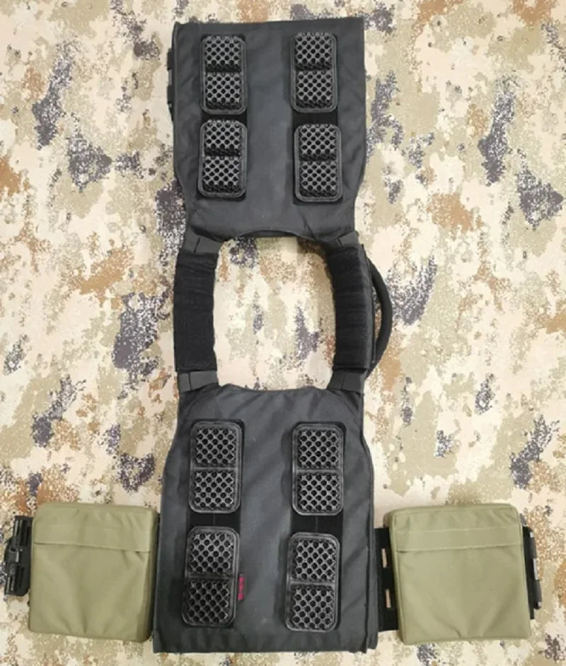 NewOutdoor Sports Grid Stress Reducing High Elasticity Lattice Vest Breathable Pad