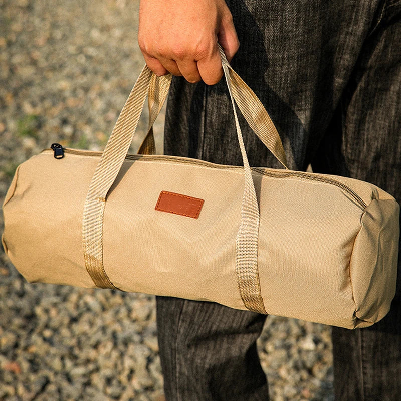 1Pc Outdoor Camping Storage Bag Oxford Cloth Canopy Pole Bag Camping Accessories Tool Pouch Travel Handbag Lightweight
