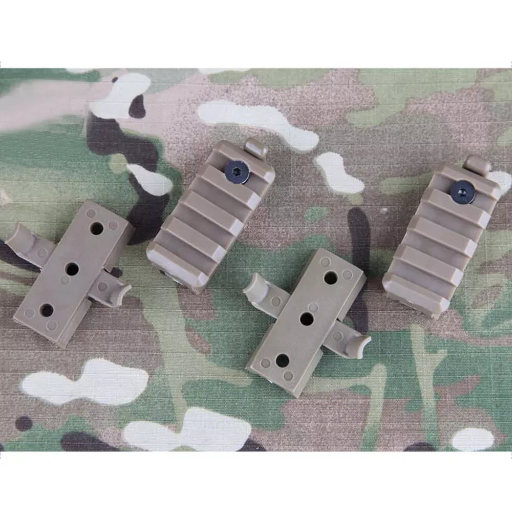 Tactical HELMET RAIL ADAPTER SET HELMET Accessory Hunting Equipment Airsoft Paintball FAST HELMET Clamp Rack Sports Safety