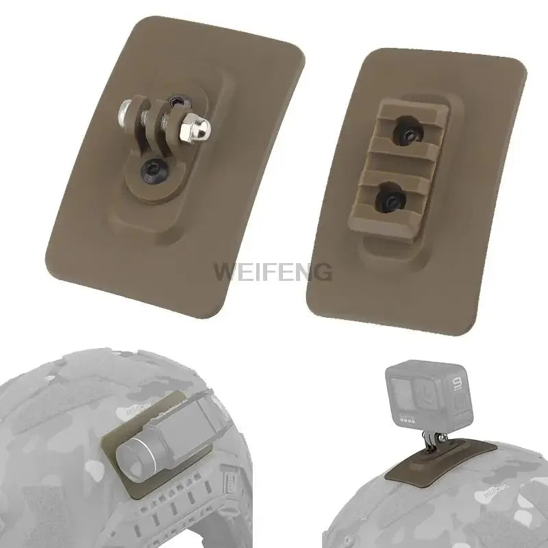 Tactical Helmet Mounting Base Adapter Flashlight Holder Hook Loop Night Vision Device Mount Adapter Hunting Accessories