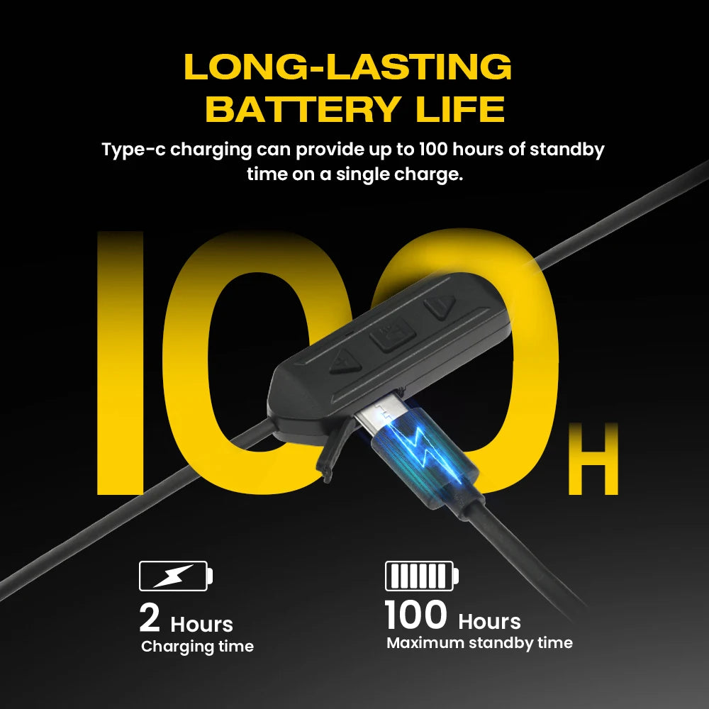 N10 Shooting Ear Protection –Black -Hearing Enhancement & Noise Isolation Bluetooth Earbuds – 5X Hearing Protection for Shooting