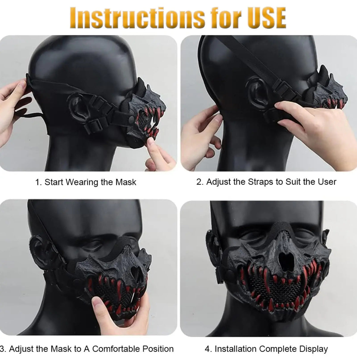 Tactical Wendy Helmet with Functional Rail Mesh Half Face Mask for Halloween Cosplay Airsoft Paintball Hunting Protection Gear