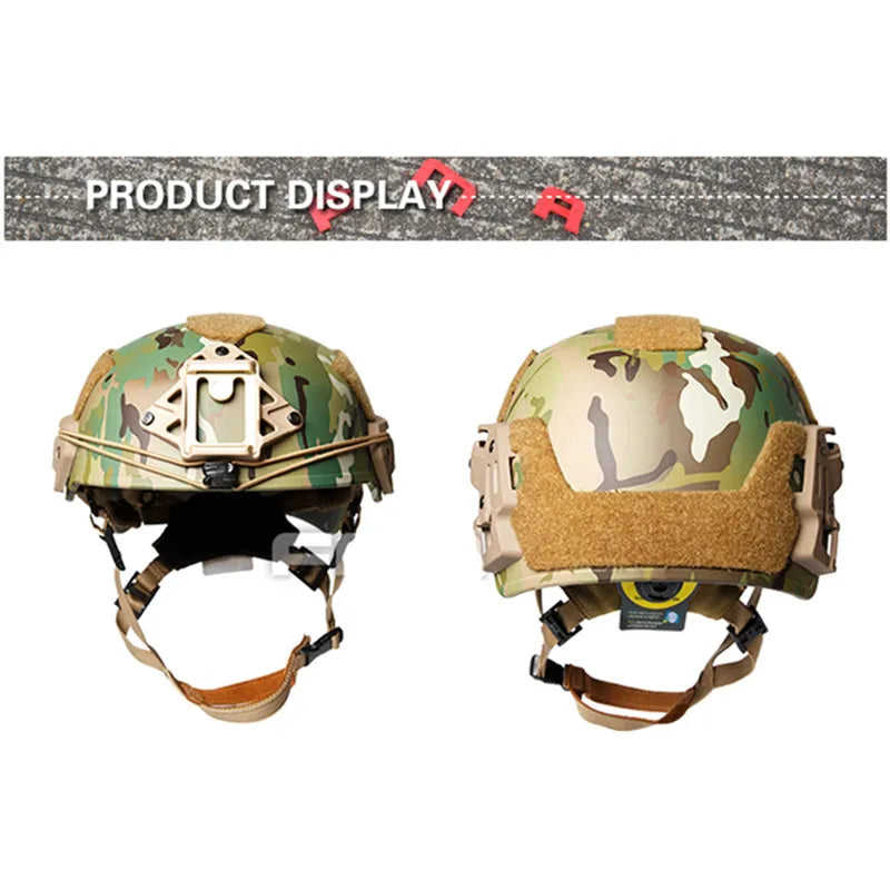TWF EX Ballistic Helmet, Impact Resistance, Tactical Airsoft Helmet, Wendy 2.0, Protective Helmet