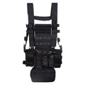 Tactical Chest Rig Vest with Detachable Pouches MOLLE System Adjustable Straps Large Capacity Gear Bag Outdoor Hunting Adventure