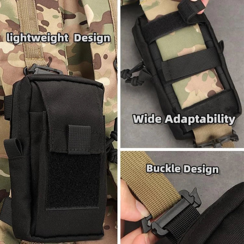 Molle Tactical Waist Bag Outdoor Emergency EDC Pouch Phone Pack Sports Climbing Running Accessories Tool Hunting Bags