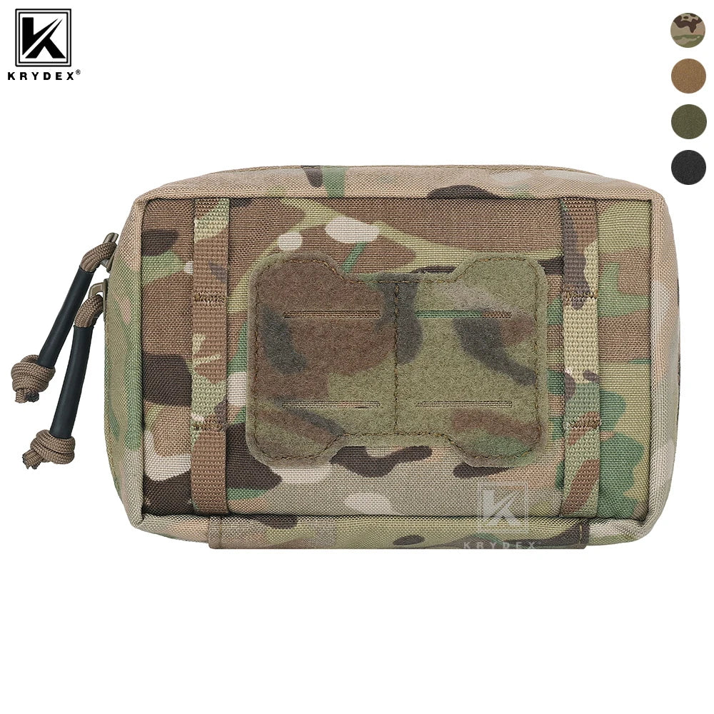 KRYDEX Tactical MOLLE Pouch 500D Nylon EDC GP Pouch Utility Admin Bag For Vest Backpack Belt Hunting Outdoor Accessories