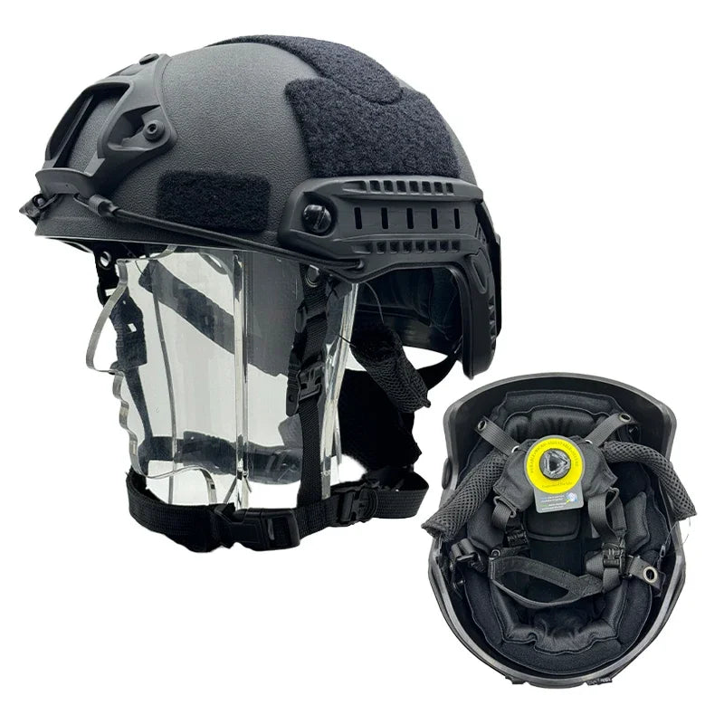 FAST Tactical Helmet Wendy Suspension Lightweight Adjustable ABS for Airsoft, Paintball & CS Games - Comfortable Protective Gear