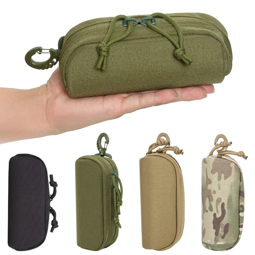 1Pc Tactical Pouch Hard Case Fashion Glasses Pouch Outdoor Portable Eyewear Protector Shockproof Dustproof Glasses Case