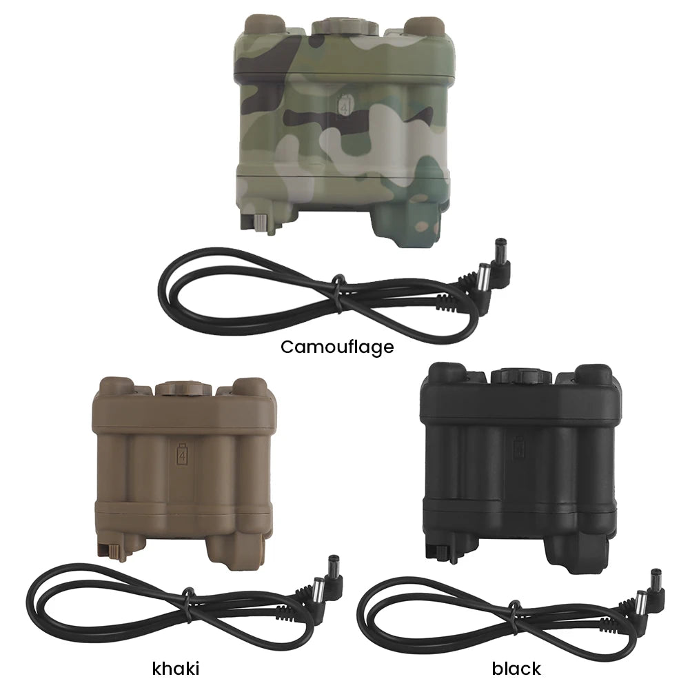 Adjustable Helmet NVG Battery Pouch Helmet Accessories Realistic Battery Storage Holder Pack Helmet Battery Case Pouch