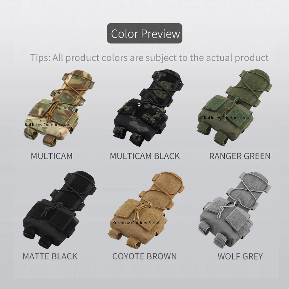 Tactical Helmet Battery Pouch MK2 Battery Pack Sport Helmet Counterweight Pack Militar Airsoft Hunting FAST Helmet Accessories