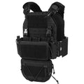 VOTAGOO Adjustable Tactical Vest with Admin Drop Pouch Airsoft Molle Hunting Combat Gear CS Vest Outdoor Military BB Load Out