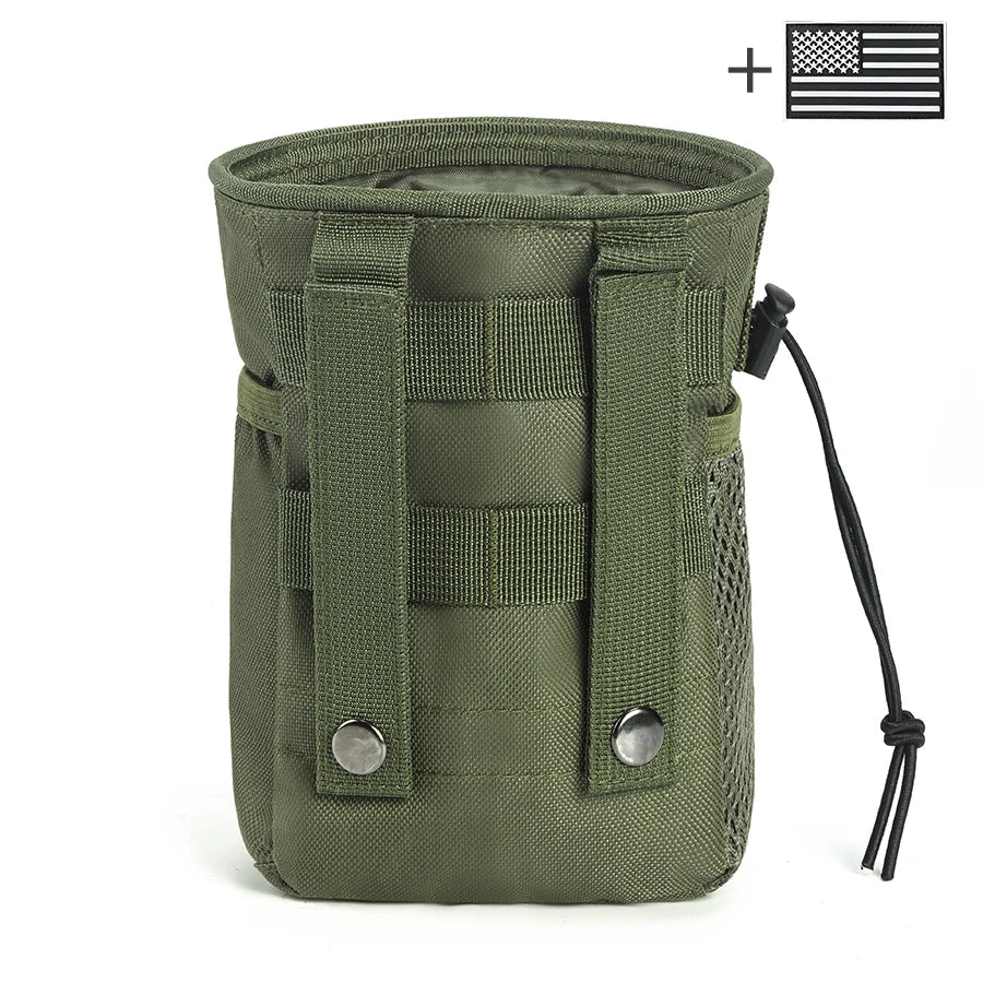 Rock Climbing Chalk Bag - Durable Nylon Waist Bag with Mesh Pocket and Drawstring Closure, Suitable for Outdoor Exploration
