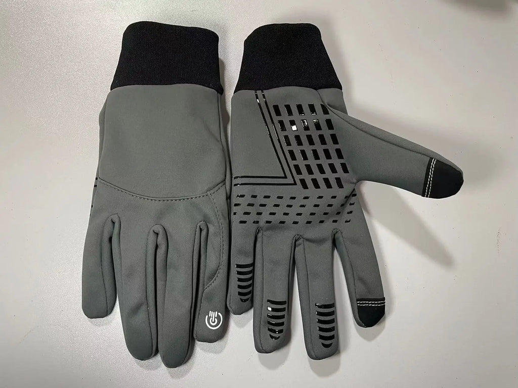 24 new 2-color touchscreen winter warmth, waterproof, windproof, and anti slip off-road motorcycle bicycle mountain bike long fi