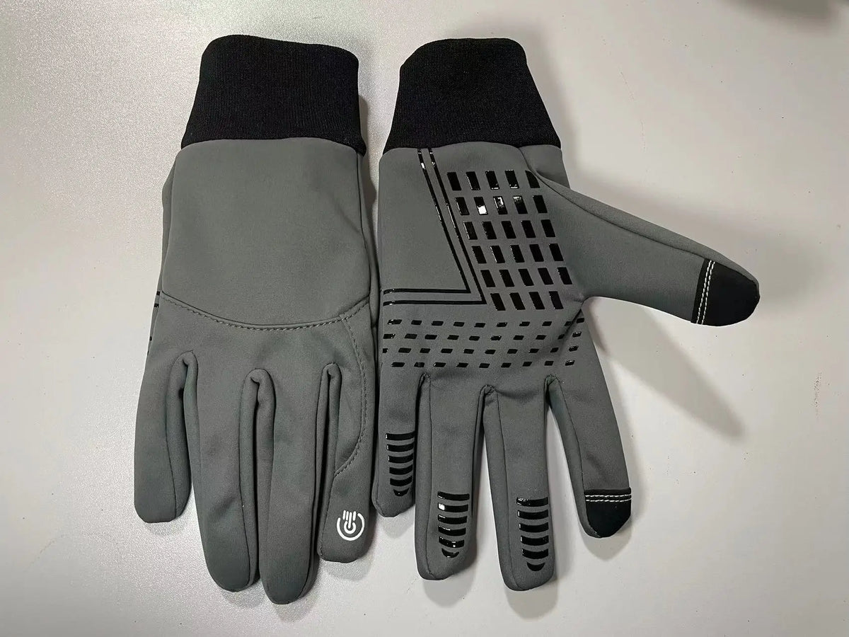 24 new 2-color touchscreen winter warmth, waterproof, windproof, and anti slip off-road motorcycle bicycle mountain bike long fi