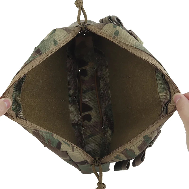 Multifunctional GP Pouch MOLLE Travel Bag Elastic Mounting System for Outdoor Adventure Gear Storage