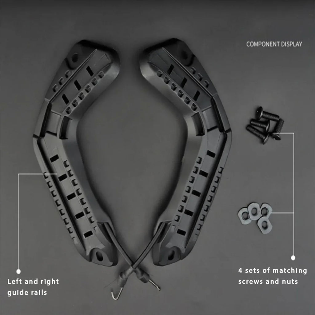 2 Pcs High Quality Tactical Helmets Side Rail More Colors To Choose Lightweight For Mount FAST ARC Combat Helmet Accessories