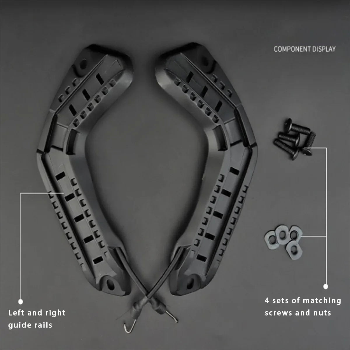 2 Pcs High Quality Tactical Helmets Side Rail More Colors To Choose Lightweight For Mount FAST ARC Combat Helmet Accessories