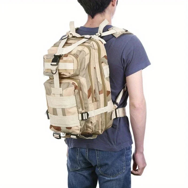 30L Military Tactical Backpack Army Camo Molle Bag Tactical Outdoor Sports Camping Hunting Pack For Men Hiking Climbing Bag