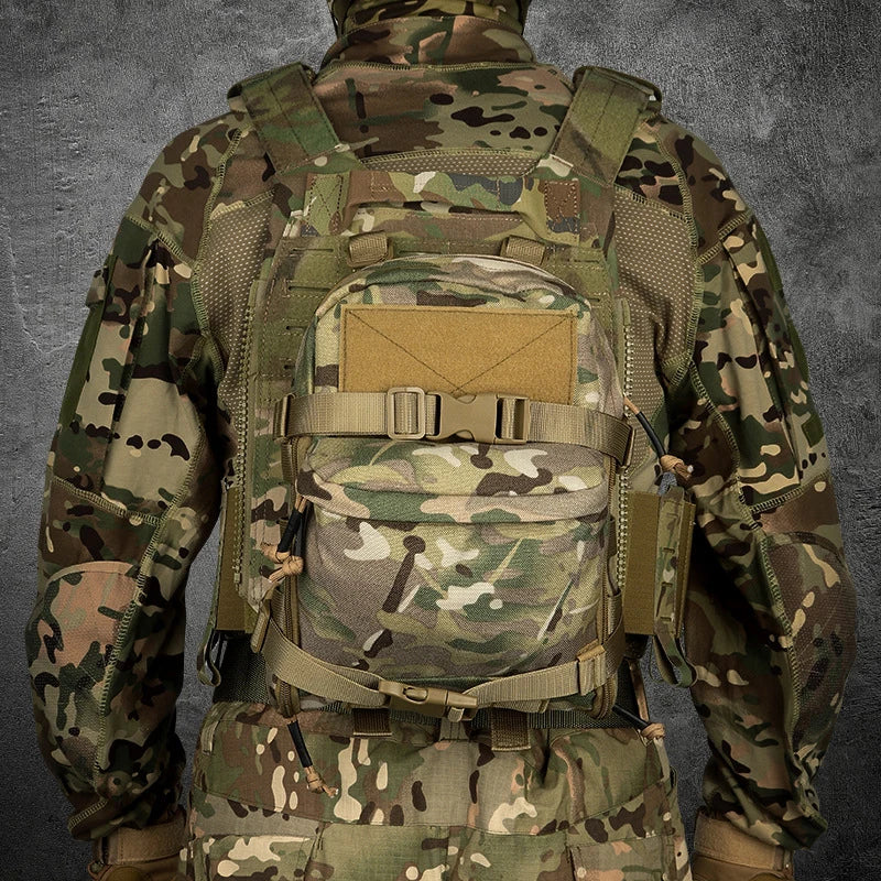 Mini Hydration Bag Outdoor Tactical Backpack Water Bladder Carrier Zipper Pouch Hunting Bag 1000D Nylon Outdoor Sports