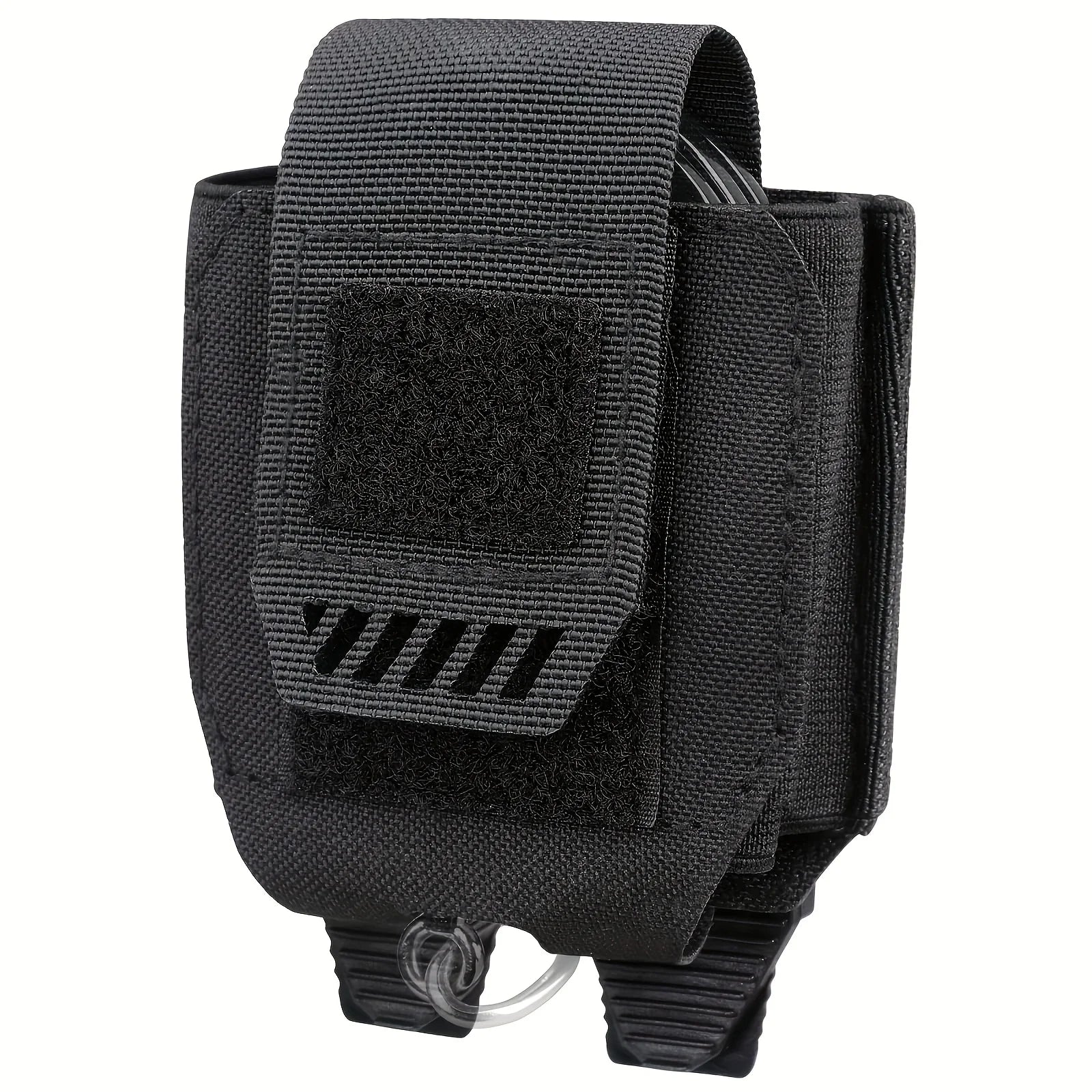1Pc 1000D Nylon Quick Release MOLLE Handcuff Pouch Tactical Tool Hanging Bag For Belt Vest Outdoor Safety Storage Waist Pack