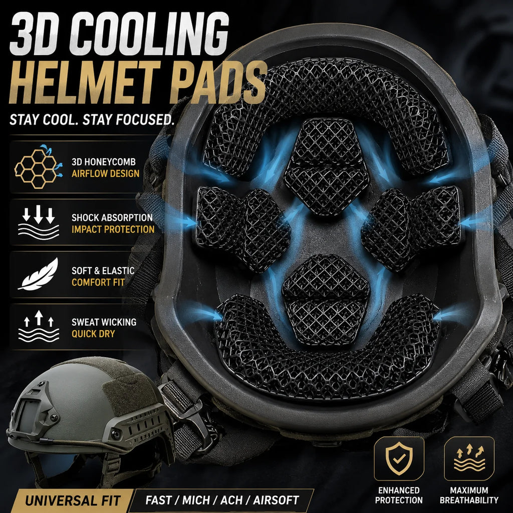 3D Printed Polymer Honeycomb Structure Tactical Vest Cushioning Pad, Breathable Shock Absorption Padding Airsoft Warg