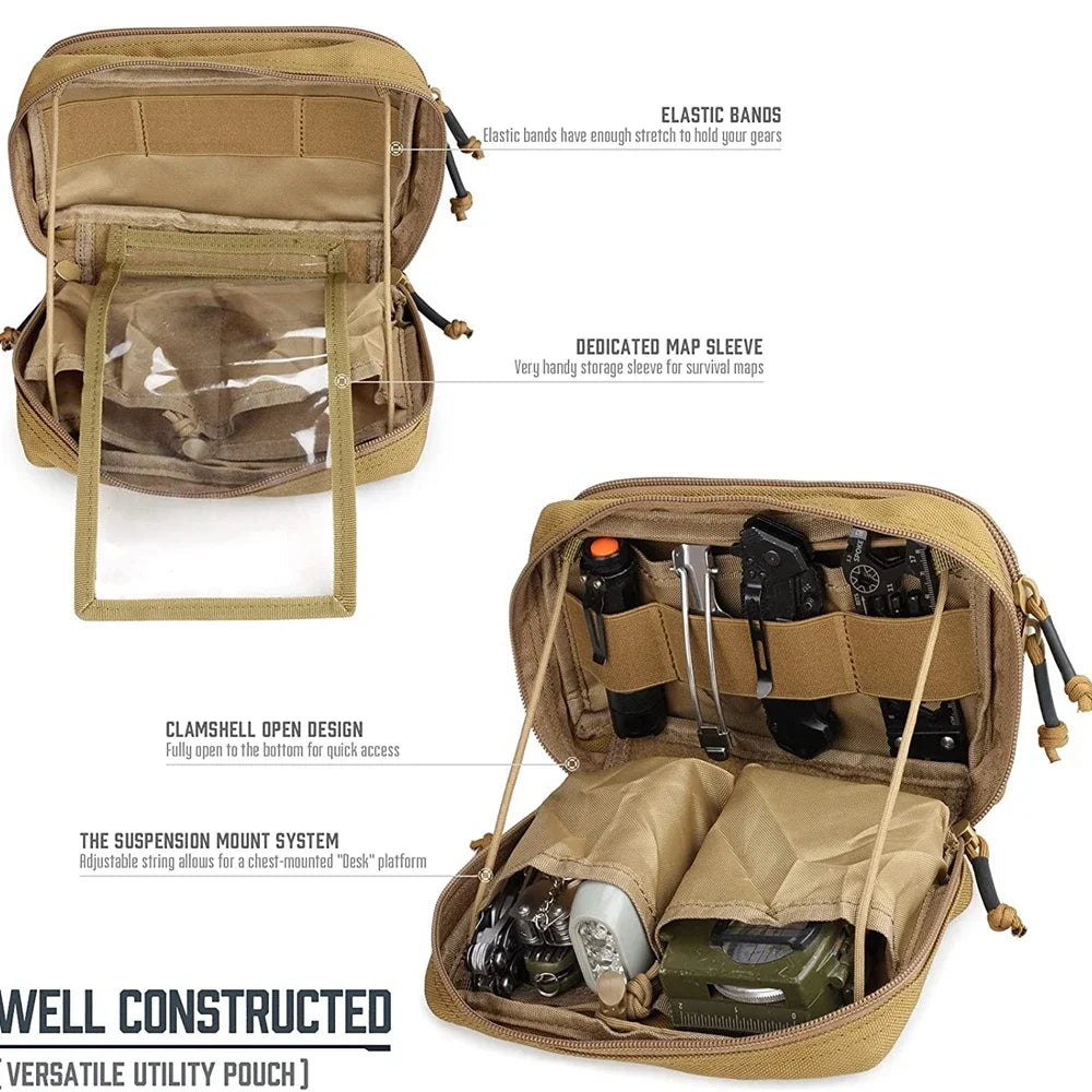 Tactical Molle Camping Medical Mobile Phone Bag Holder Practical Tool Bag Edc Pouch Hunting Accessories