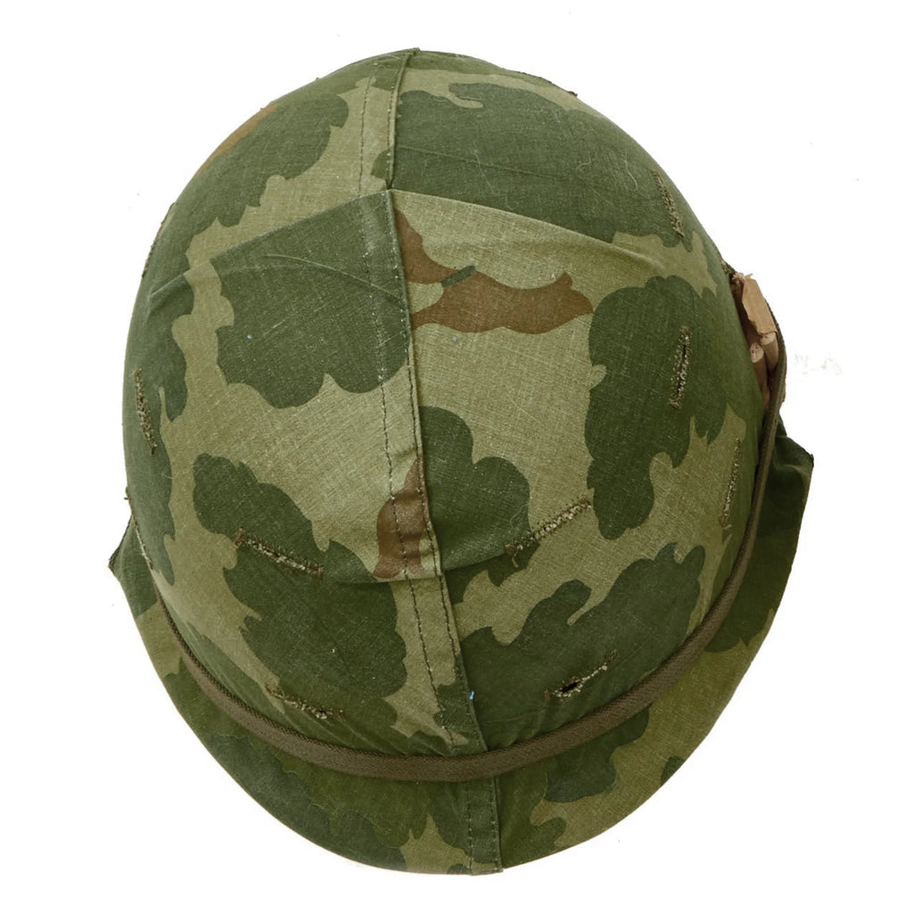WW2 US Mitchell Camo M1 Helmet Cover Vietnam War WWII Two-Sided Camouflage Helmet Cover Field Operations Replica
