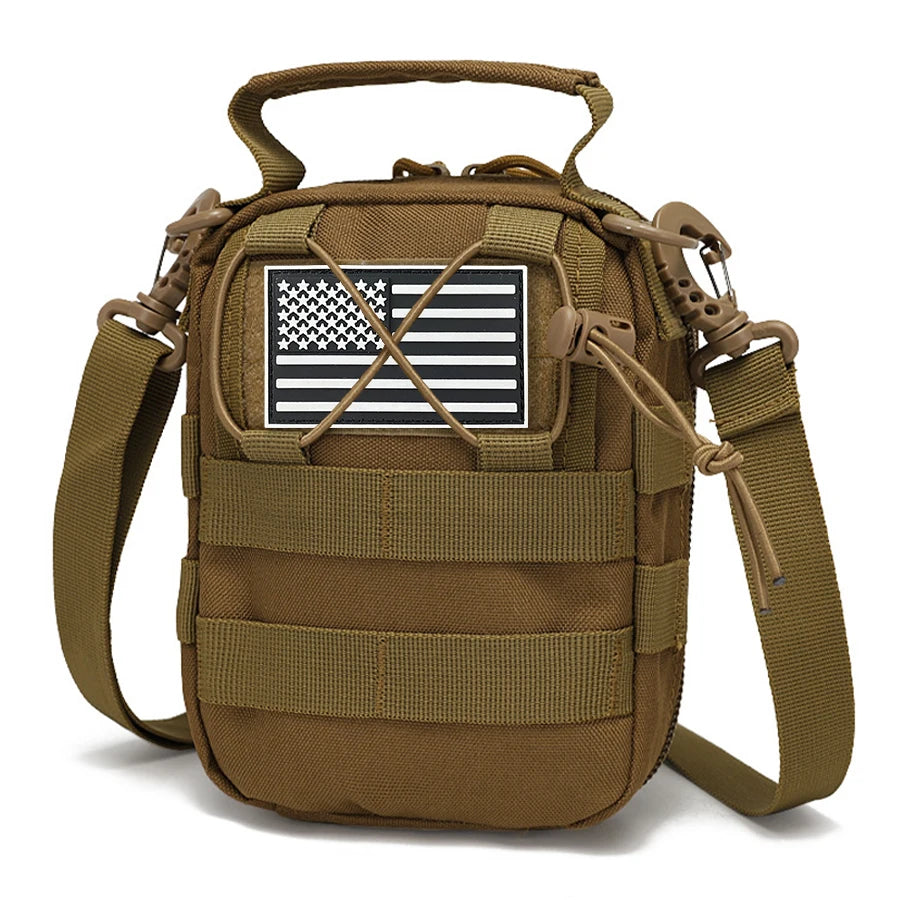 Outdoor cycling lightweight mini storage bag, universal single shoulder crossbody bag, hands-free cycling bag
