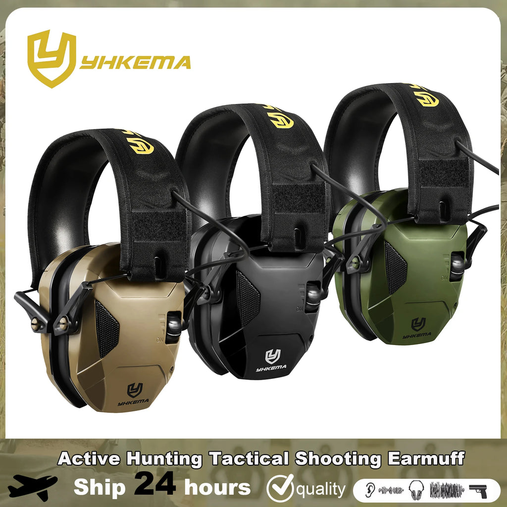 Professional Tactical Electronic Shooting Earmuff Anti-noise Headphone Sound Amplification Hearing Protection Headset