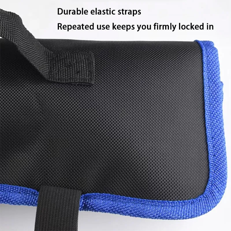 Oxford Cloth Roll Portable Pouch Bag Wrench Tool Foldable Spanner Hammer Camping Pocket Tool Storage Bag Electrician Bag