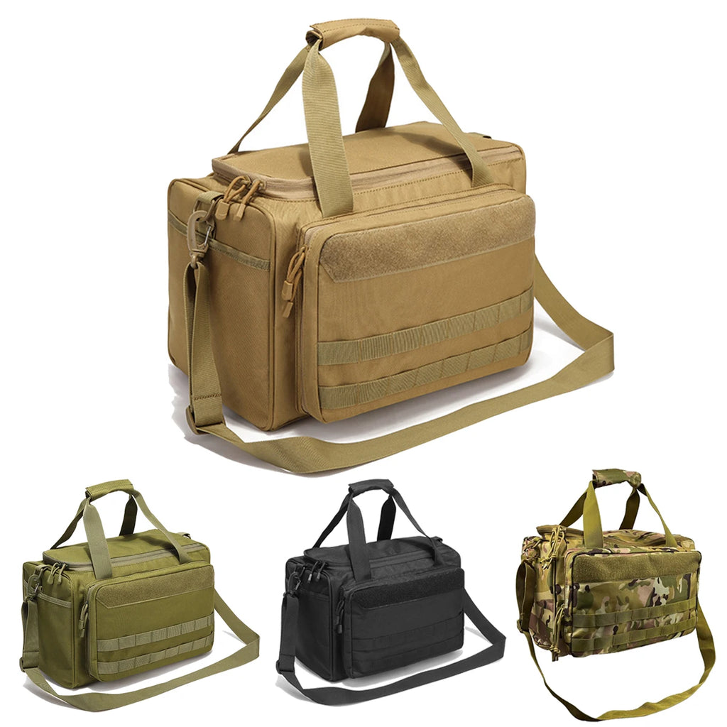 Tactical Range Bag Molle Shoulder Bag High Capacity Multifunctional Equipment Training Supplies Shoulder Pack