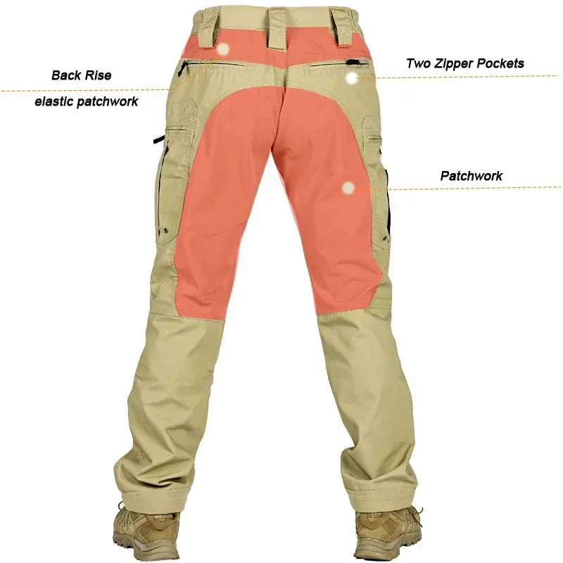 P40 Tactical Pants Men  Outdoor SWAT Pants Multi-pocket Cargo Trousers Waterproof Wear-resistant Field Training Uniforms