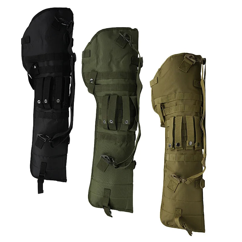 Tactical Long Gun Shotgun Holster Case Molle Nylon Hunting Airsoft Paintball Outdoor Tactical Gun Backpack
