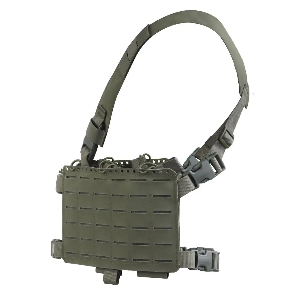Tactical Chest Rig   Cut Molle System Military Hunting Vest Split Front Chest Rig Magazine Pouch Holster Airsoft Gear