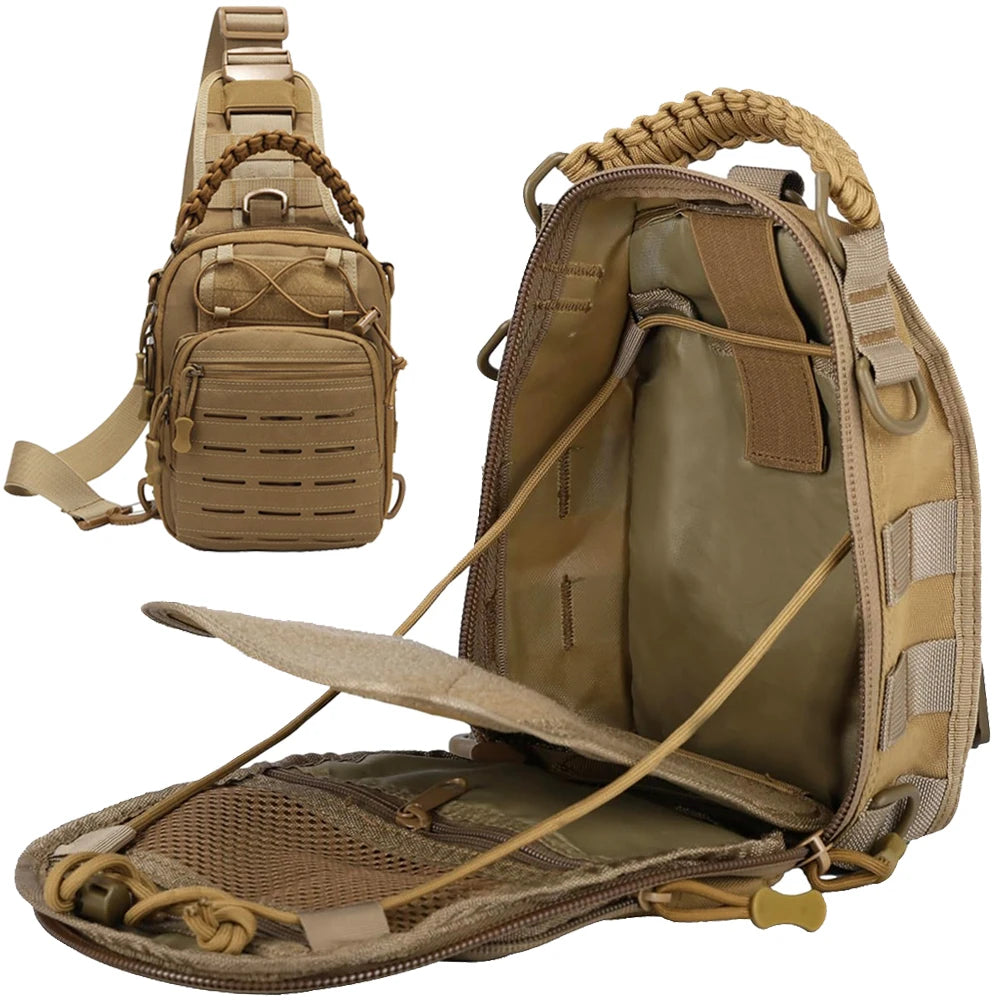 Tactical Sling Backpack Hunting Shoulder Bag for Men Women Crossbody Bags Travel Chest Bag Hiking Camping Gun Range Bags