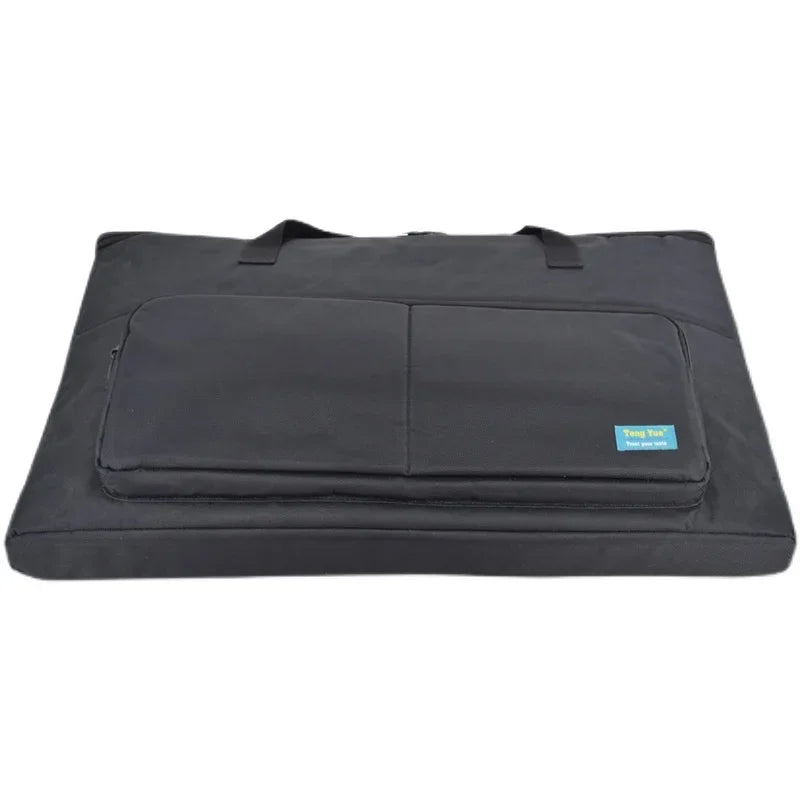 Hand-painted Screen Display Handbag Electronic Writing Board Erasable Dust-free Blackboard Storage Bag