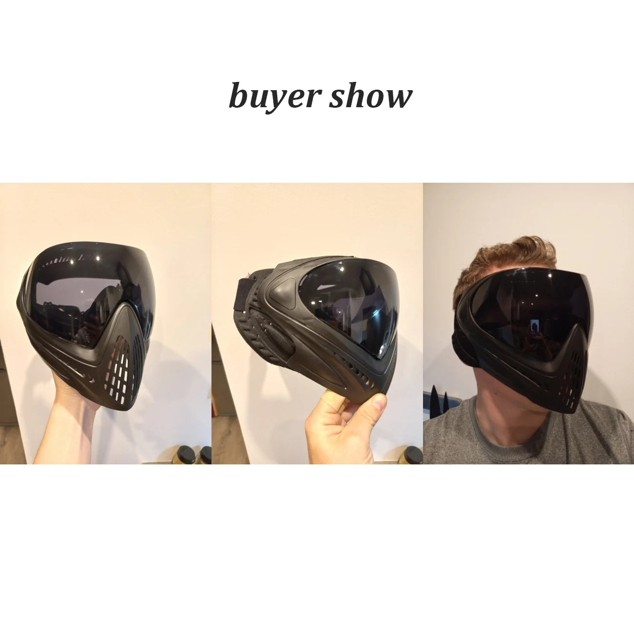 FMA F1 Full Face Mask With Single Layer Paintball Safety Protective Mask Anti-fog Goggle Mask Outdoor Tactical Airsoft Equipment