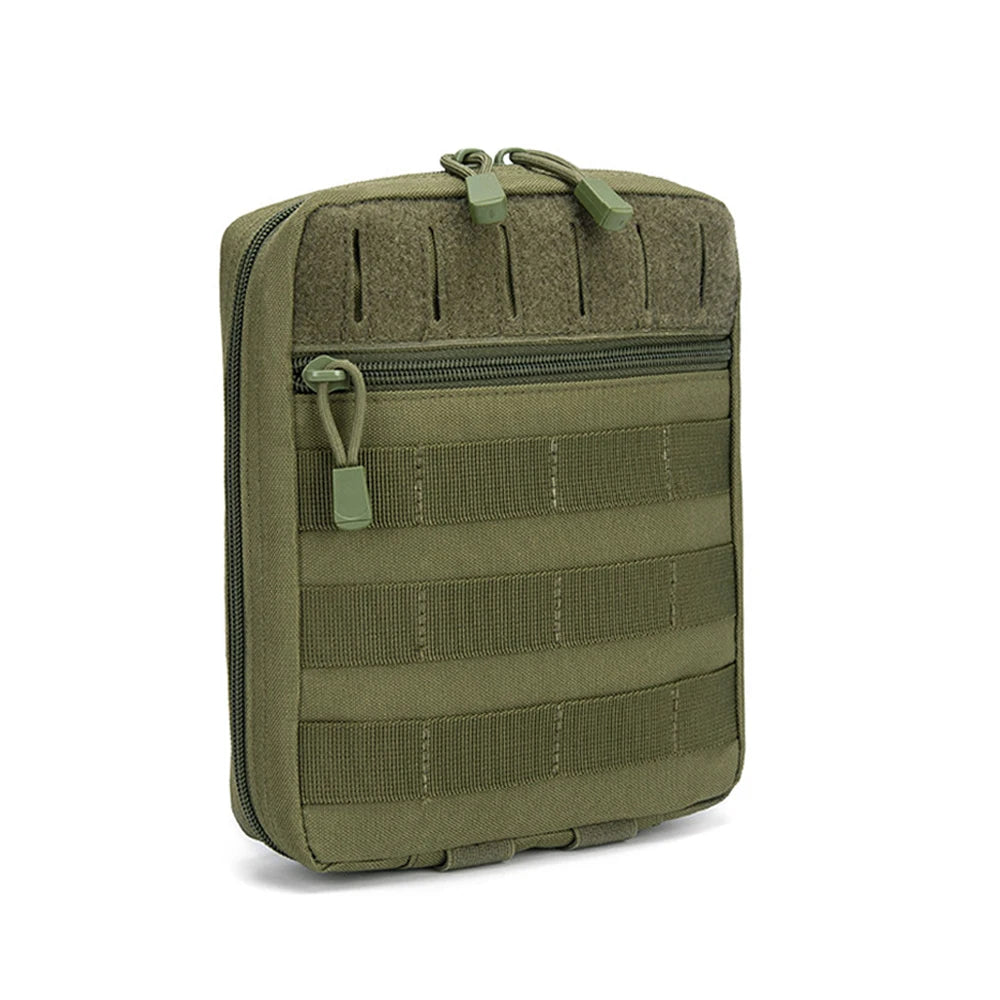 Outdoor Emergency Survival Bag Laser Cut MOLLE Attachment Pouch Multifunctional Tactical Medical Waist Bag for Camping Hiking