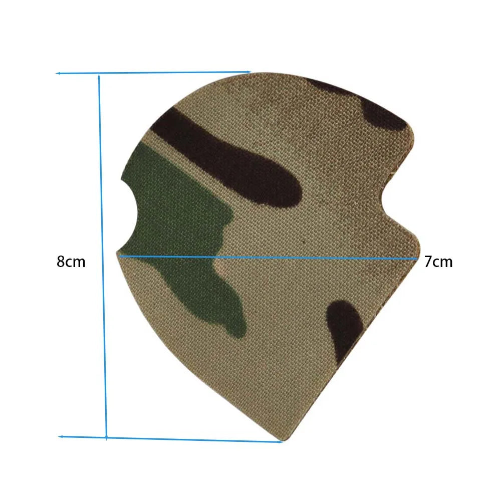1Pair Tactical Headset Camouflage Decorative Velcro  for ComTac (II/III/V/VI) Hunting Shooting Headphone ﻿