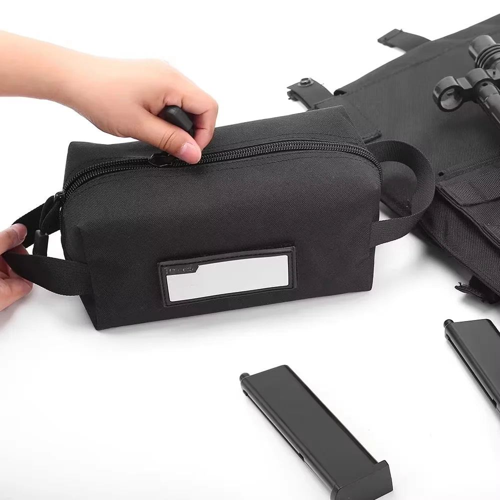 1000D Tactical Ammo Bag for Rifle/Pistol - Bullet Carrier, EDC Tool Pouch, Hunting Shooting Gear, Multi-Function Storage