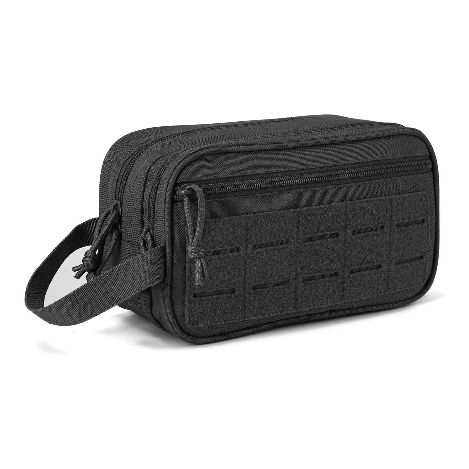 Men's Multifunctional Tactical Toiletry Bag Portable Travel Hygiene Shower EDC Utility Soft Pouch Waterproof Shaving Kit Organis
