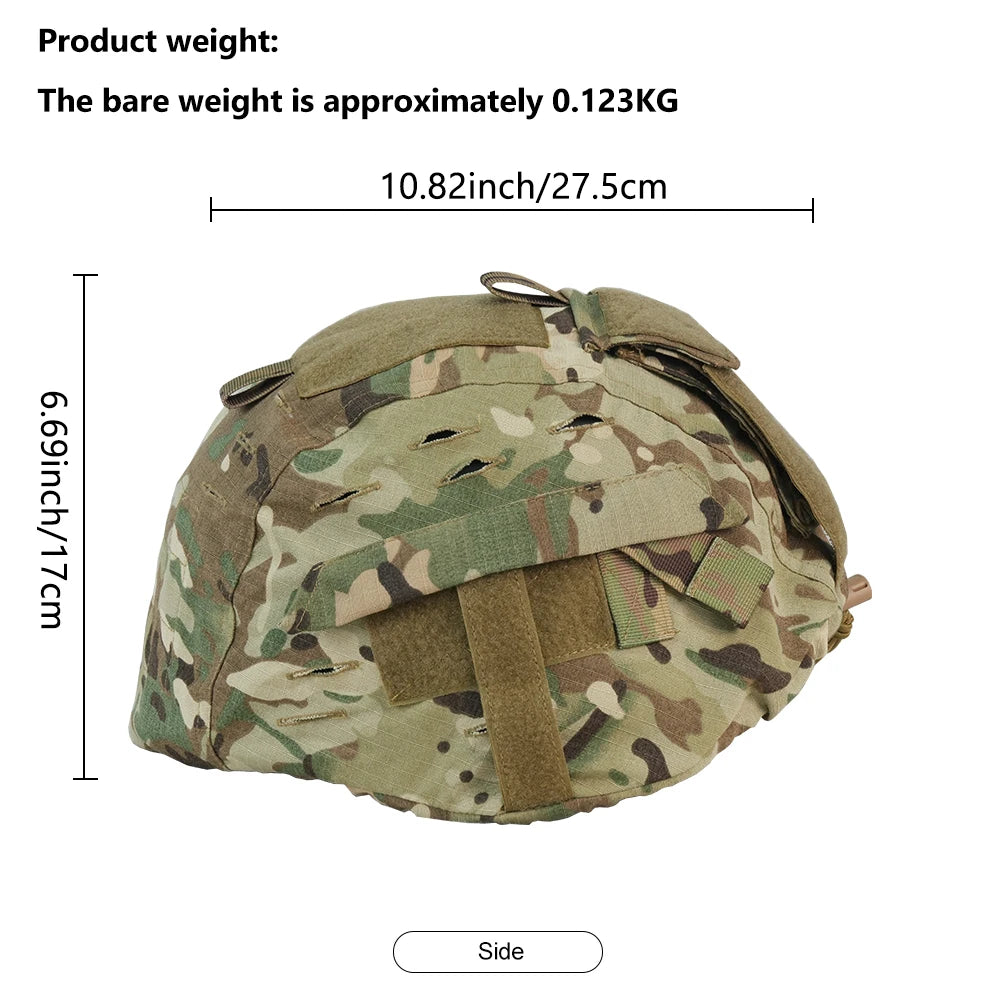 BOOIU Tactical Helmet Cover Camouflage Airsoft Helmet Cloth for MICH2000 CS Outdoor Hunting Helmets Accessories