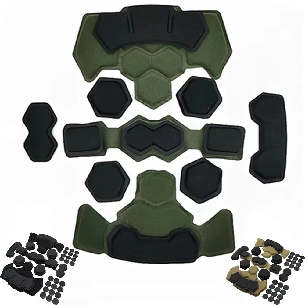 Memory Foam Tactical Pad Replacement Air Cushion Helmet Liner Protection Pad Inner Liner